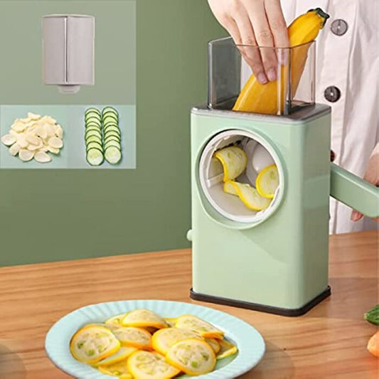 3 In 1 Manual Vegetable Slicer Rotary Cheese Grater